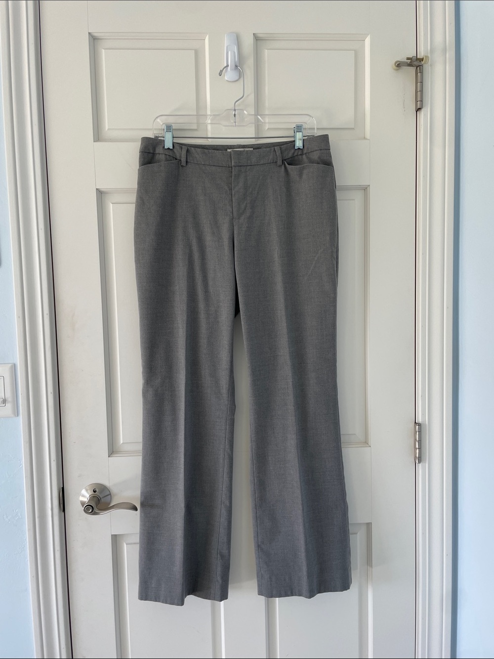 Coldwater Creek Natural Fit Summer Light Grey Dress Pants